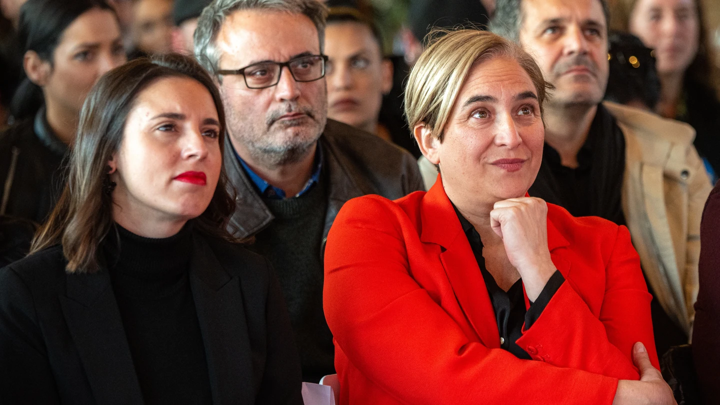 La exministra de Igualdad, Irene Montero y la exalcaldesa de Barcelona, Ada Colau, en una imagen de archivo La exministra de Igualdad, Irene Montero y la exalcaldesa de Barcelona, Ada Colau, en una imagen de archivo