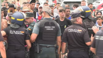 Polic&iacute;a Nacional y Guardia Civil el pasado 30 de julio