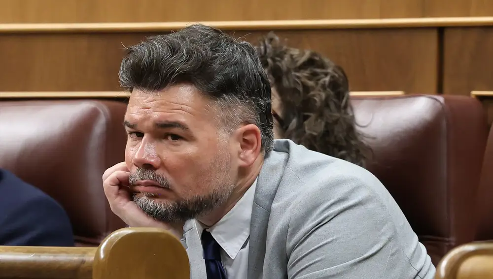 El portavoz de ERC en el Congreso, Gabriel Rufián El portavoz de ERC en el Congreso, Gabriel Rufián