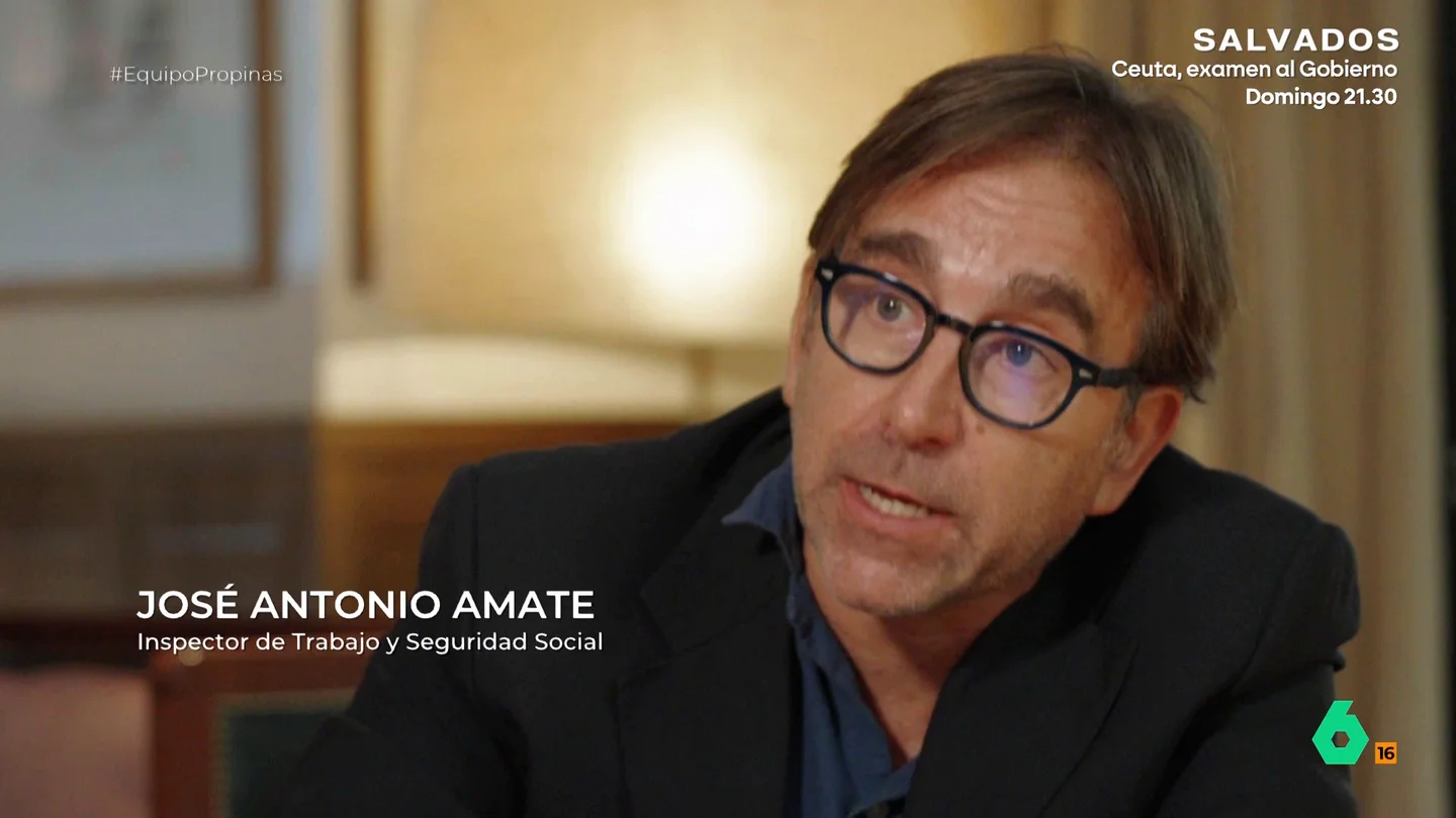 José Antonio Amate, inspector de Trabajo y Seguridad Social, sobre las propinas: "Todo lo que se abone de una forma que no deje rastro, tienes que declararlo" Mientras un capitán de yates de lujo confiesa a Equipo de Investigación que las propinas que reciben "es todo en B y no se declara", José Antonio Amate, inspector de Trabajo y Seguridad Social, recuerda que estos ingresos deben informarse a Hacienda.