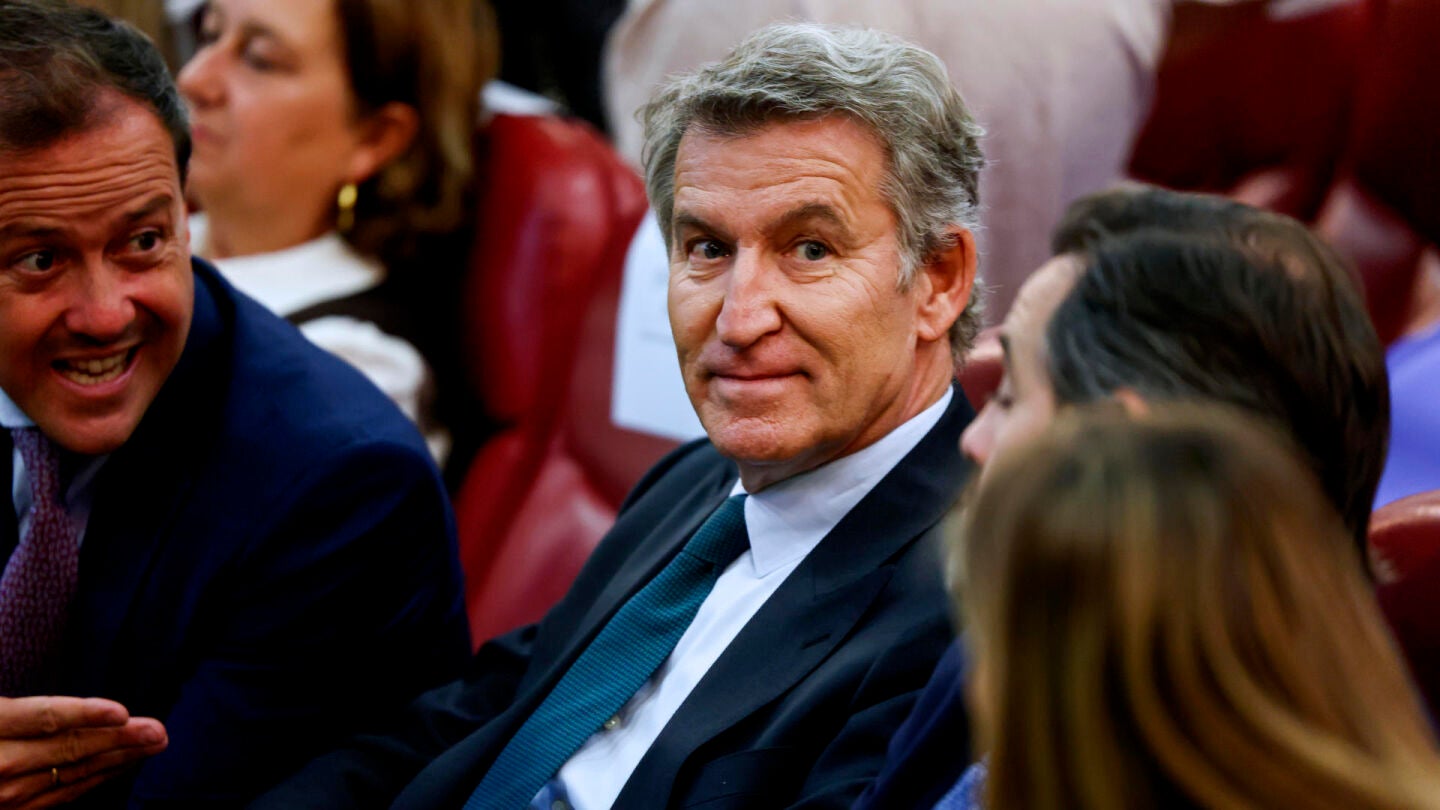 El presidente del Partido Popular, Alberto N&uacute;&ntilde;ez Feij&oacute;o.