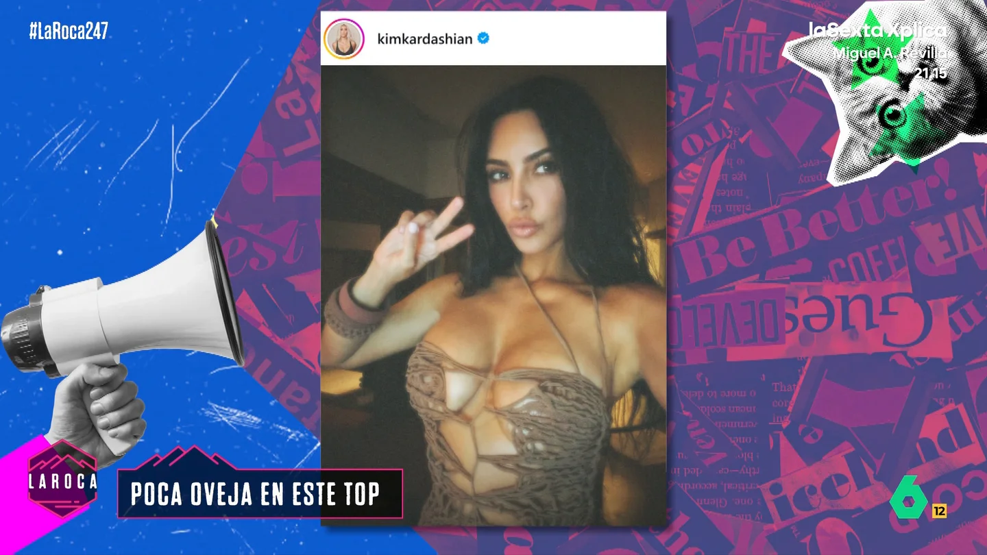 El top de oveja de Kim Kardashian El top de oveja de Kim Kardashian
