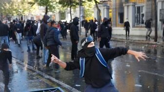 Disturbios en Albania