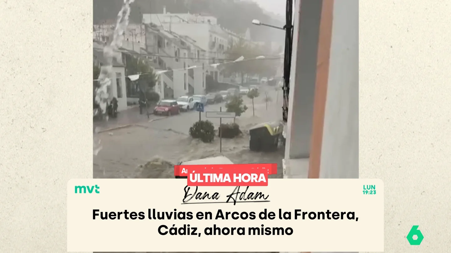 La DANA Adam azota Cádiz. lluvias en cádiz