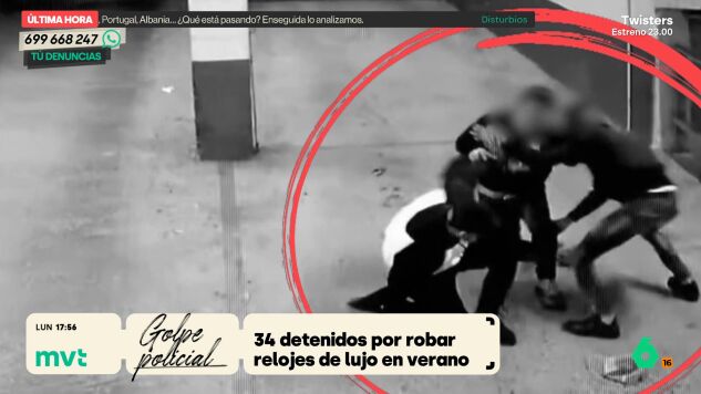 La Polic&iacute;a Nacional ha detenido a 34 personas que formar&iacute;an parte de bandas especializadas en el robo de relojes de alta gama. Se les atribuyen hasta 28 robos con violencia en zonas de Ibiza, Barcelona o la Costa del Sol.