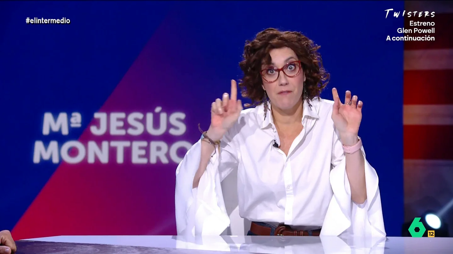 'María Jesús Montero', desatada y convencida de la "remontada" del PSOE: "Es el triunfo del socialismo y del amor" Cristina Gallego se convierte en una 'María Jesús Montero' muy venida arriba tras el acto del PSOE de este fin de semana y prevé una victoria de Sánchez, hasta el punto de que ya se ve celebrando como Shakira en sus conciertos de Madrid.