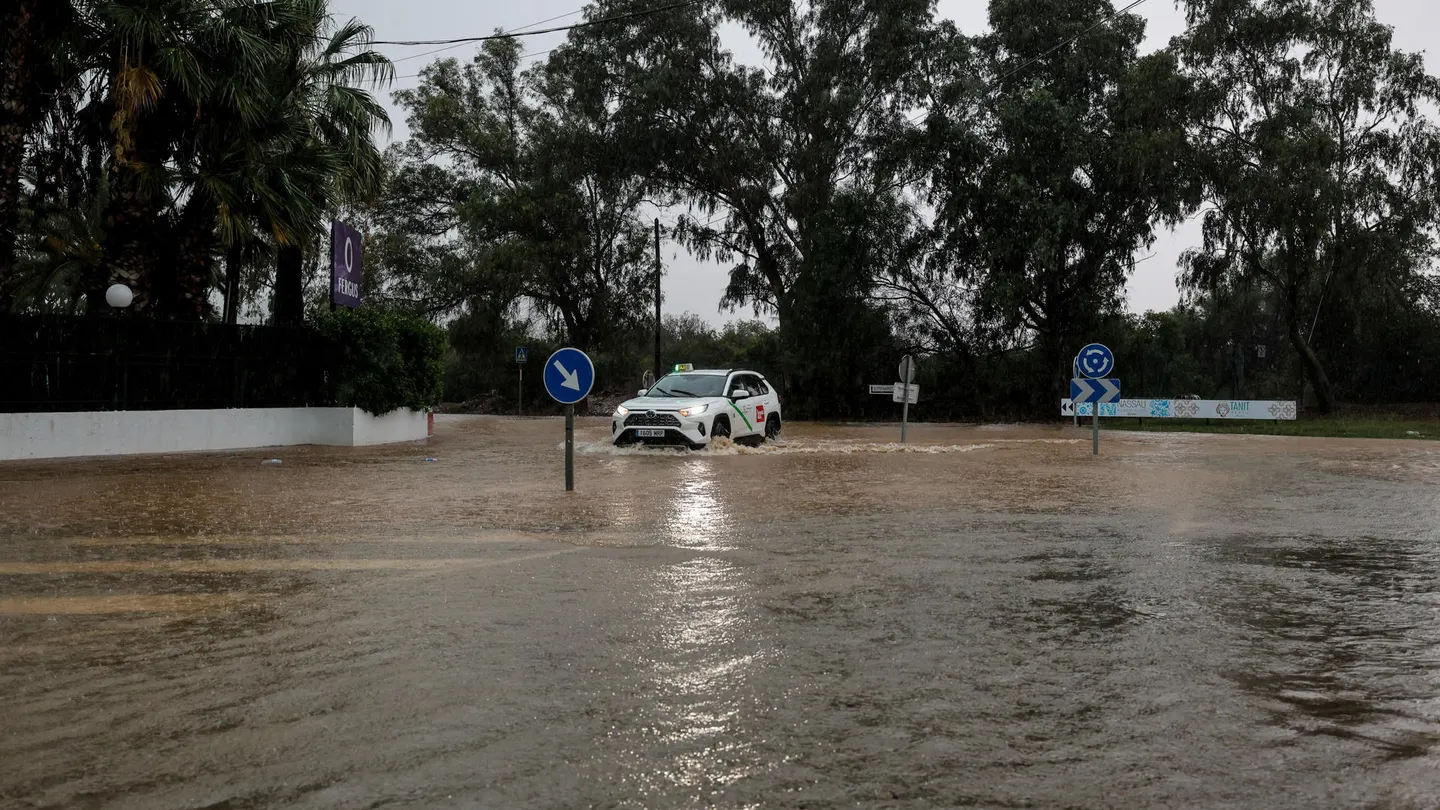 Efecto de las lluvias en Ibiza. Efecto de las lluvias en Ibiza.