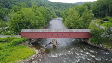 West Cornwall Covered Bridge, en Connecticut West Cornwall Covered Bridge, en Connecticut