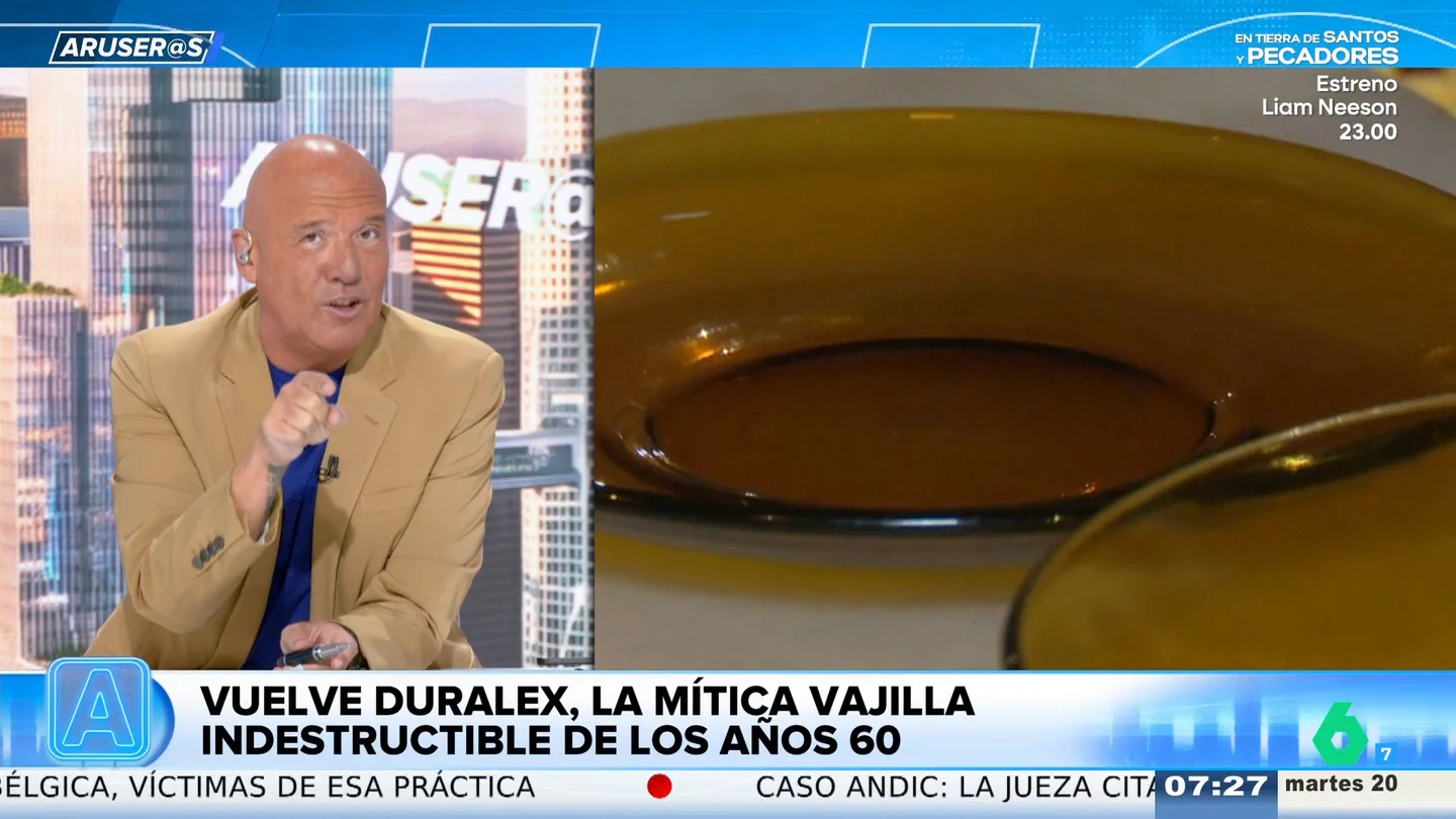 Alfonso Arús celebra la vuelta de la mítica vajilla Duralex: "Estoy muy feliz" Alfonso Arús celebra la vuelta de la mítica vajilla Duralex: "Estoy muy feliz"