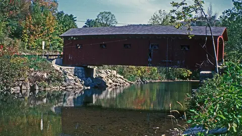 Arlington Green Covered Bridge, en Vermont Arlington Green Covered Bridge, en Vermont