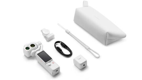 DJI Osmo Pocket 4P de color blanco perla