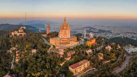 Panorámica del Tibidabo Panorámica del Tibidabo