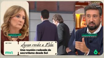 Fernando Carrera ironiza sobre la reuni&oacute;n rodeada de secretismo entre Ayuso y Milei y critica la gesti&oacute;n p&uacute;blica del presidente argentino, de la que considera que "no hay nada que aprender".