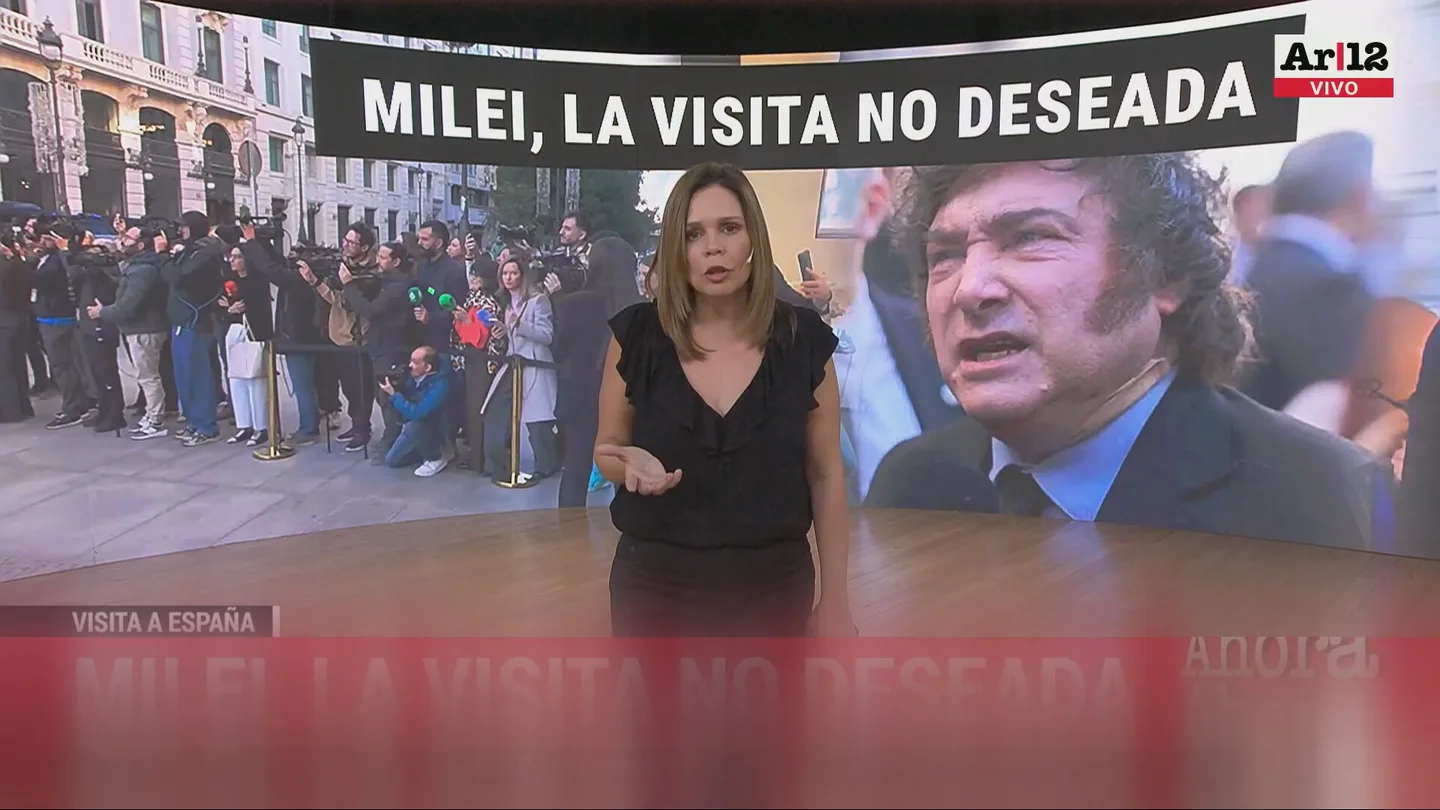 Medios argentinos reaccionan a la visita de Milei a España. Medios argentinos reaccionan a la visita de Milei a España.