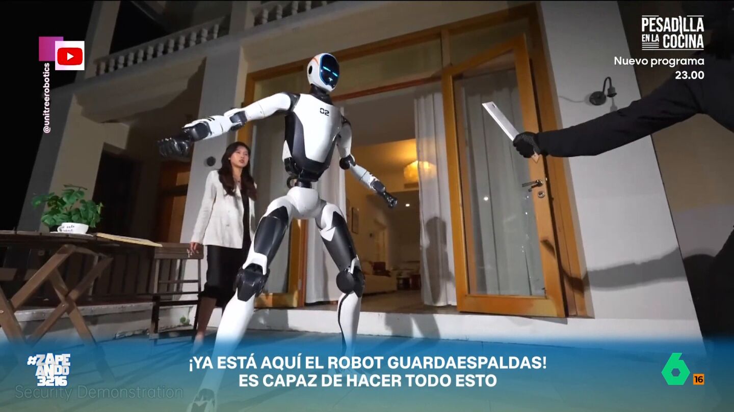 El robot guardaespaldas ya es una realidad, tal y como demuestra este v&iacute;deo que nos muestra un robot capaz de enfrentarse a los ladrones o salvarnos de un atropello y que, adem&aacute;s, duerme en su propia cama tapadito.