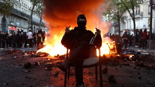Protestas en Par&iacute;s