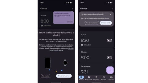 Sincronizando alarma en nuestros dispositivos