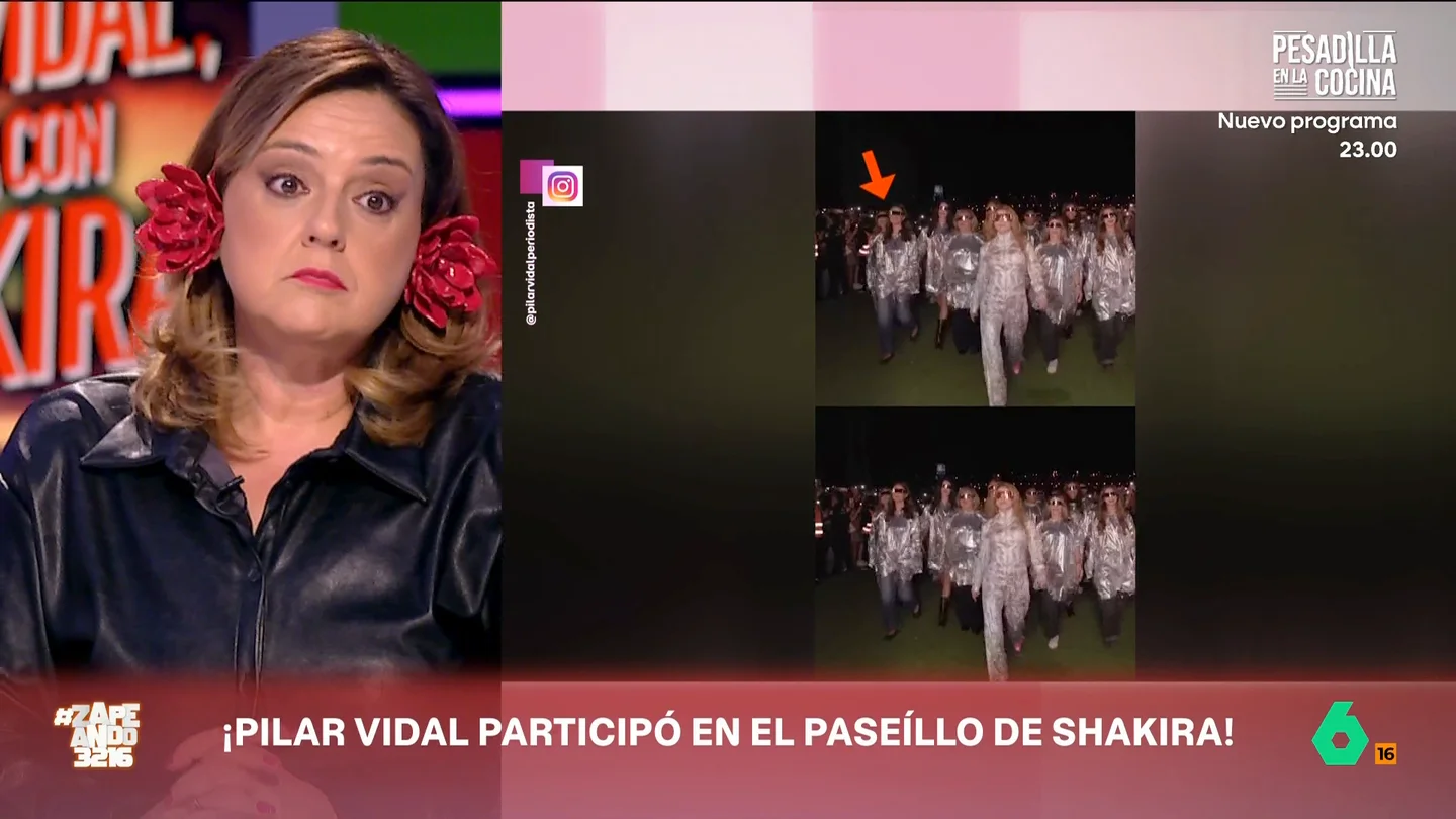Pilar Vidal relata su experiencia como miembro del 'paseíllo de la loba' de Shakira: "Tienes que ser elegida" Días después de participar en el 'paseíllo de la loba' en uno de los conciertos de Shakira de Madrid, Pilar Vidal desvela cómo lo vivió desde dentro y algunos de los detalles de 'backstage' de la cantante colombiana.