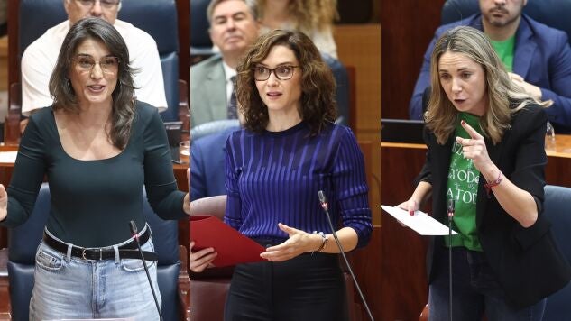 Manuela Bergerot, Isabel D&iacute;az Ayuso y Mar Espinar