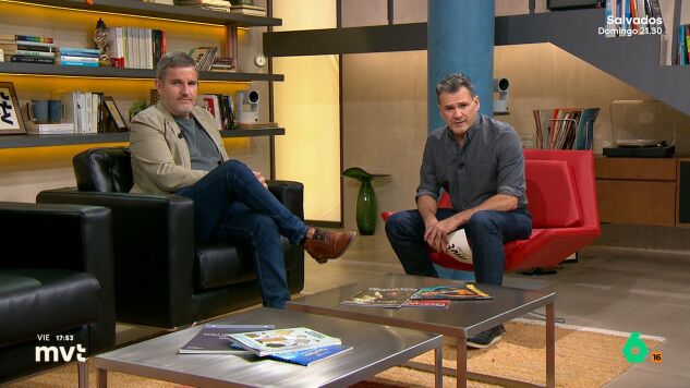 Ignacio Urquizu, con I&ntilde;aki L&oacute;pez