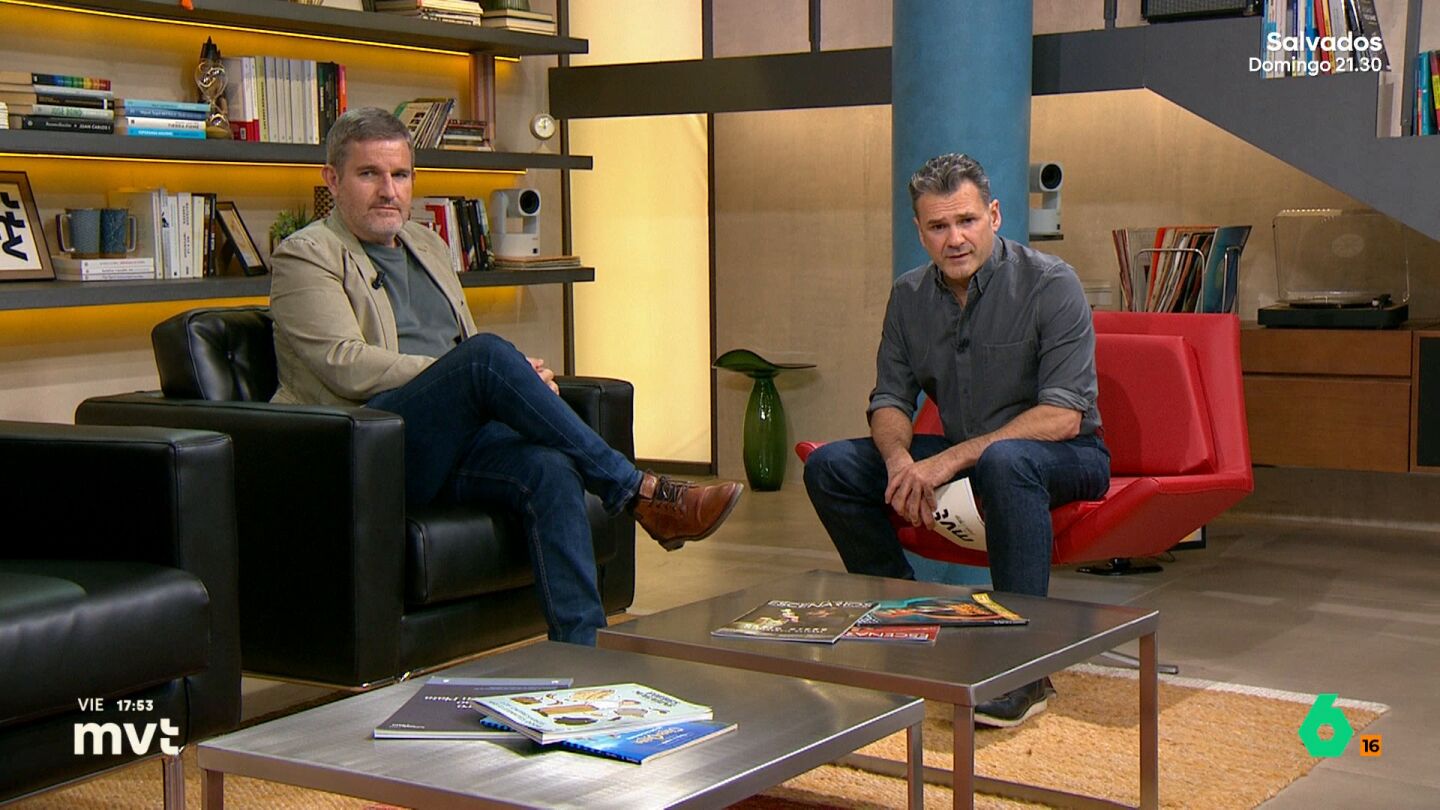 Ignacio Urquizu, con I&ntilde;aki L&oacute;pez