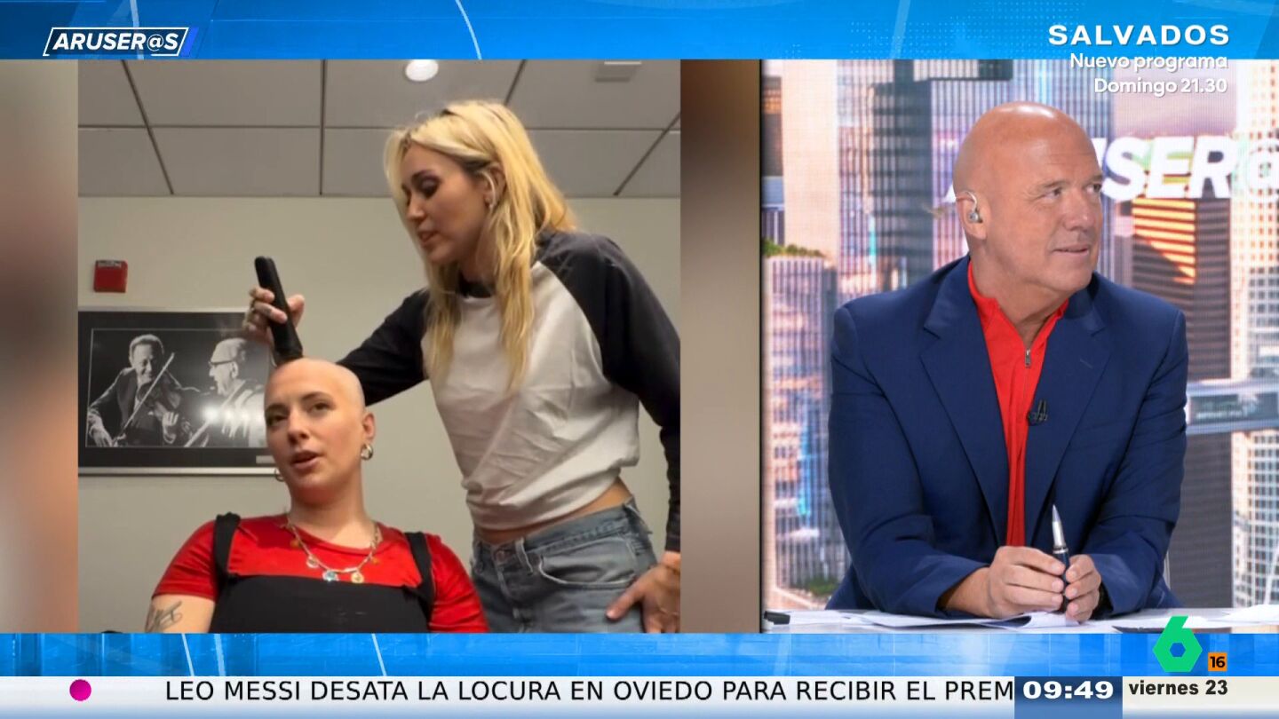 Miley Cyrus cumple el deseo de una fan con c&aacute;ncer de mama con un emotivo gesto antes de la quimioterapia