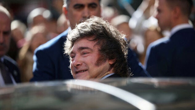 El presidente de Argetina, Javier Milei. 