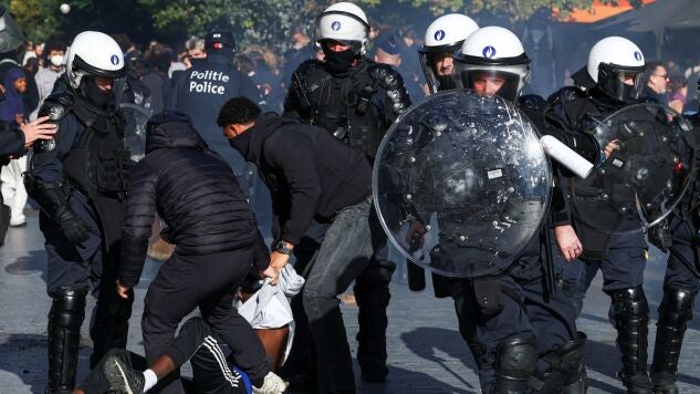 Protestas en Bruselas