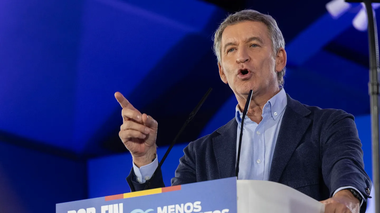 Feijóo en un acto en Vigo Feijóo en un acto en Vigo