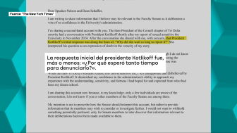 La carta de la v&iacute;ctima del caso 'Jane Doe'