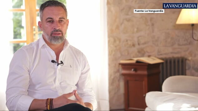 Santiago Abascal, en una entrevista
