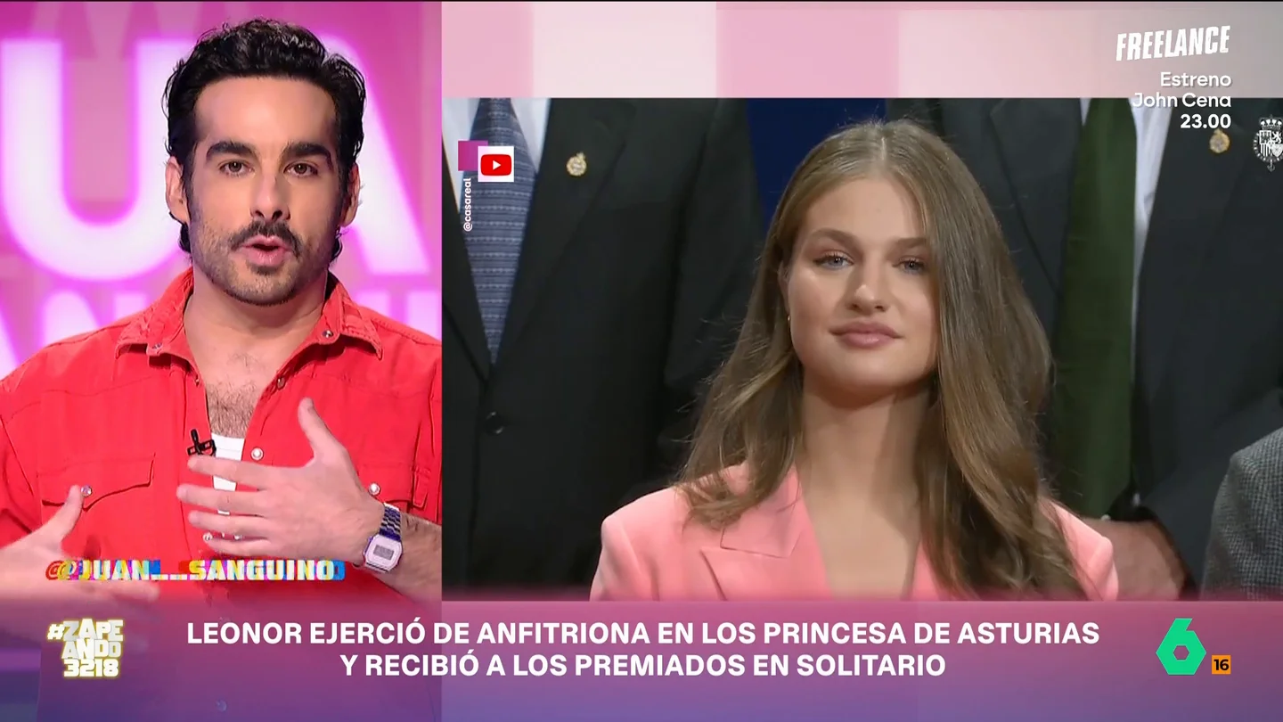 VÍDEO | Juan Sanguino analiza el discurso de Leonor en los premios Princesa de Asturias: "Se nota que Letizia ha practicado con ella" VÍDEO | Juan Sanguino analiza el discurso de Leonor en los premios Princesa de Asturias: "Se nota que Letizia ha practicado con ella"
