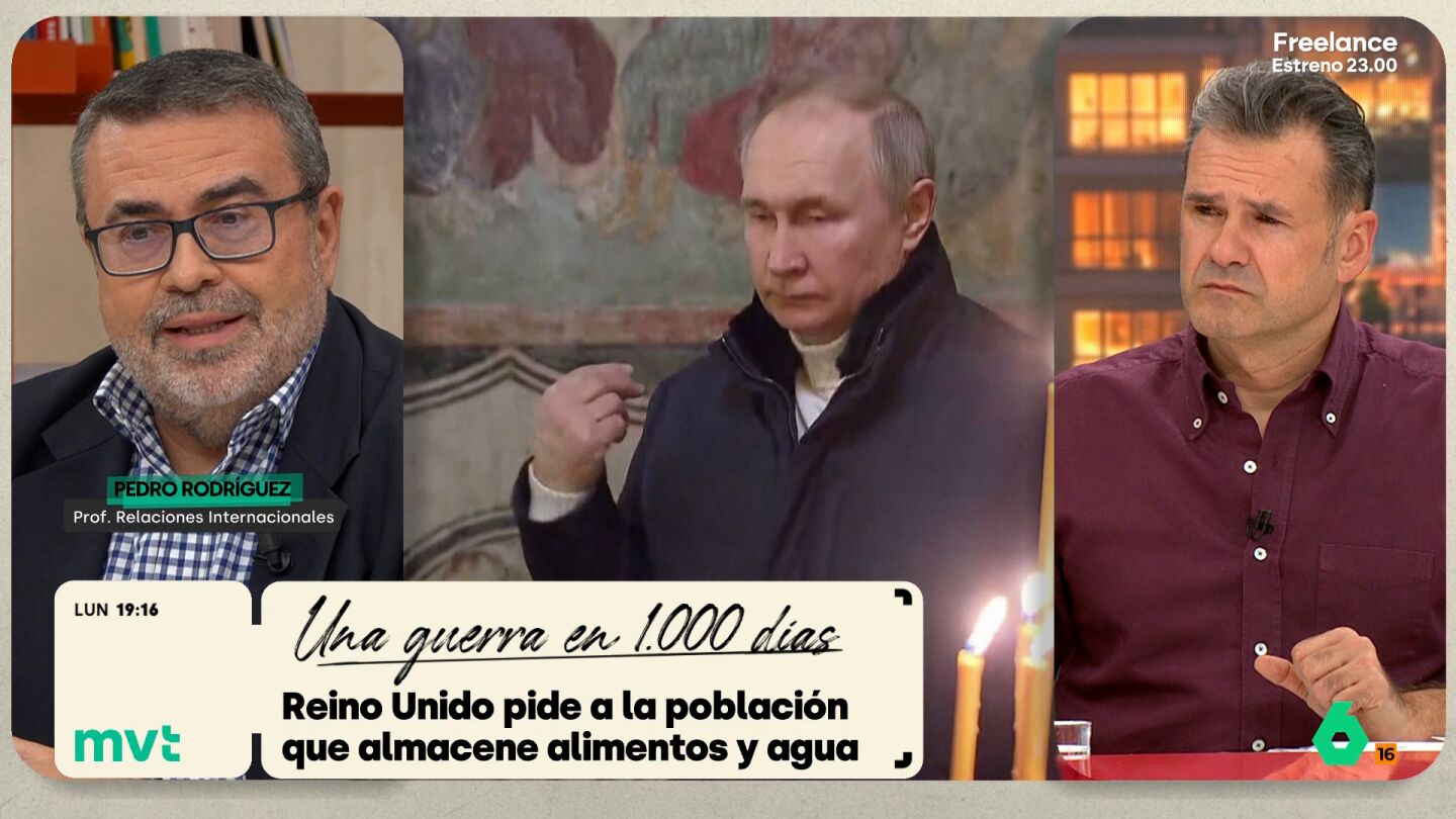 Pedro Rodr&iacute;guez analiza el mensaje del ministro de Defensa brit&aacute;nico, que ha pedido a los ciudadanos preparar un kit de supervivencia ante una posible guerra con Rusia que llegar&iacute;a antes de 1.000 d&iacute;as: "Es un esfuerzo por reconocer la amenaza, preparar a la poblaci&oacute;n y movilizar a los aliados".