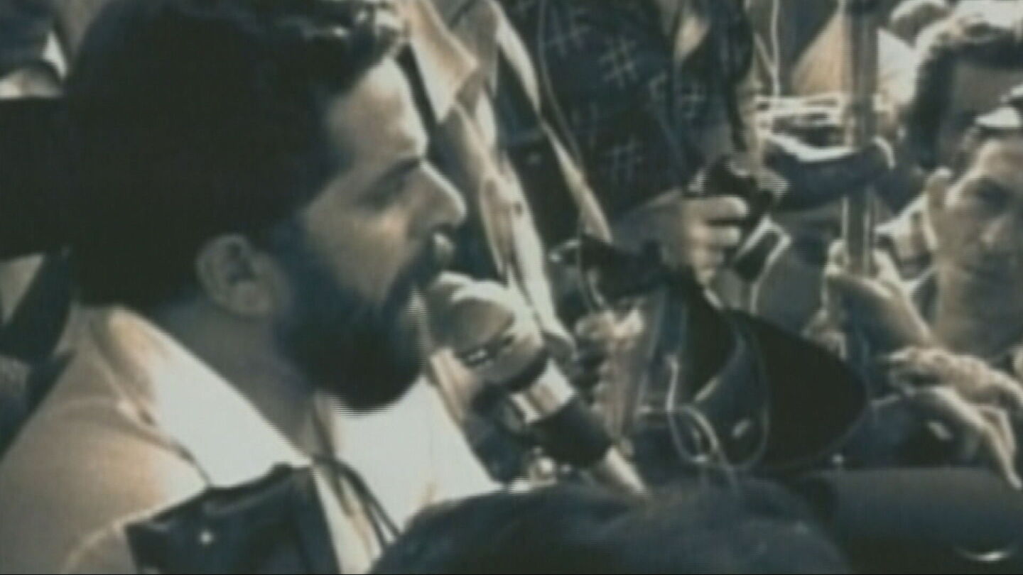 Lula da Silva de joven. 