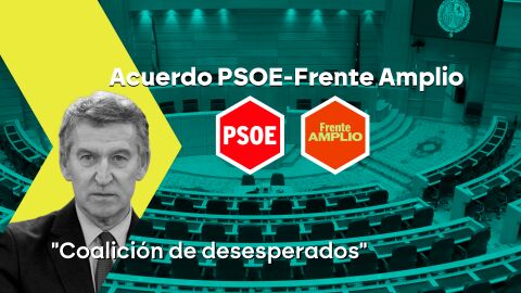 Feij&oacute;o saca pecho de su pacto con Vox cuando calific&oacute; de "coalici&oacute;n de desesperados" el acuerdo entre PSOE y Frente Amplio