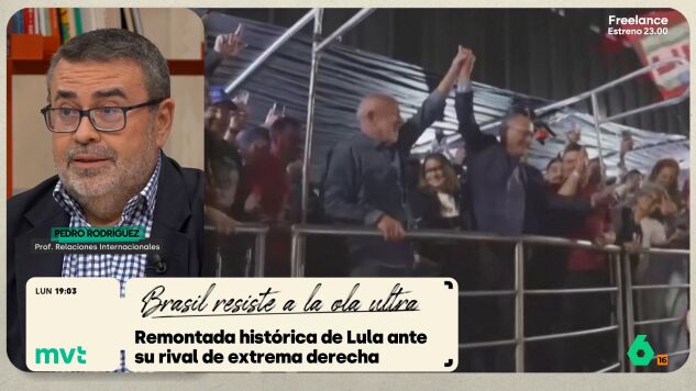 Pedro Rodr&iacute;guez extrae varias conclusiones tras la victoria de Lula sobre Bolsonaro Jr. en las elecciones de Brasil, desde que "las campa&ntilde;as electorales son eternas y pueden pasar muchas cosas" hasta la gravedad de "deslegitimizar el proceso electoral".