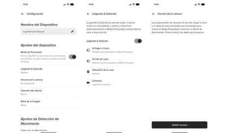Opciones de privacidad