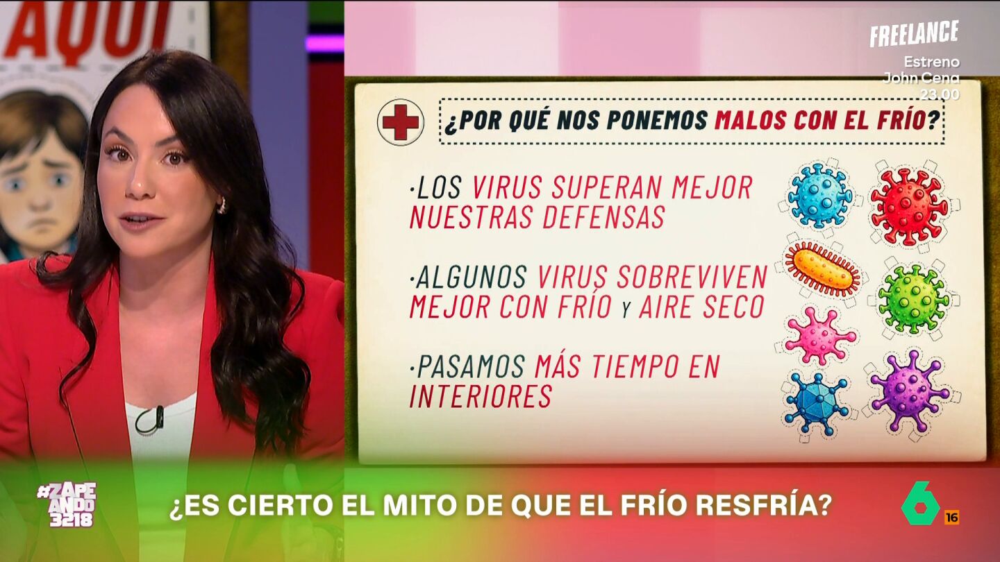 La enfermera Esther G&oacute;mez desmonta el mito de que salir con fr&iacute;o y el pelo mojado provoca un resfriado y explica que, para que nos constipemos, "necesitamos infectarnos con un microorganismo o con un virus respiratorio".