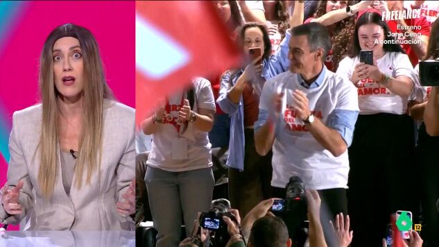 Cristina Gallego vuelve a convertirse en Ester Mu&ntilde;oz y aprovecha para criticar los bailes de Pedro S&aacute;nchez mientras Feij&oacute;o afirma que modificar&aacute; el derecho al aborto, eliminar&aacute; el ministerio de Igualdad y acabar&aacute; con la ley de Memoria Democr&aacute;tica.