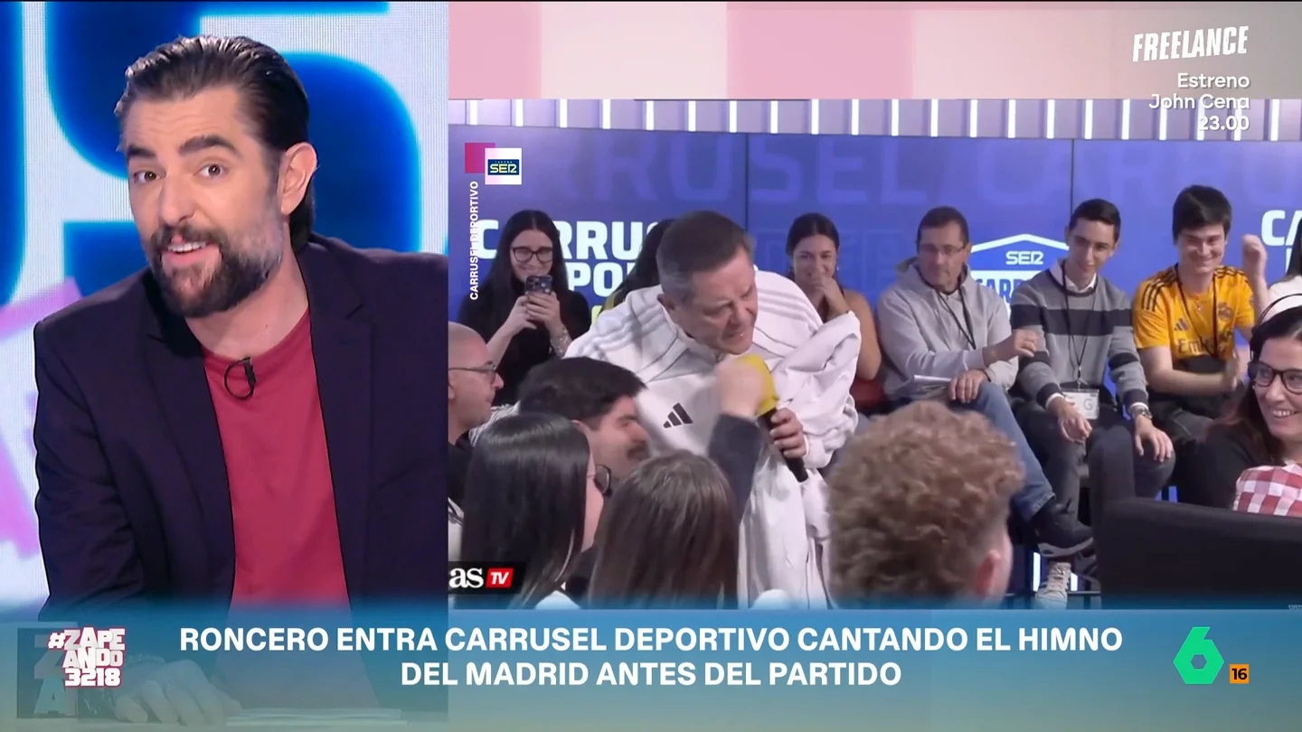 Dani Mateo sobre Roncero Dani Mateo sobre Roncero