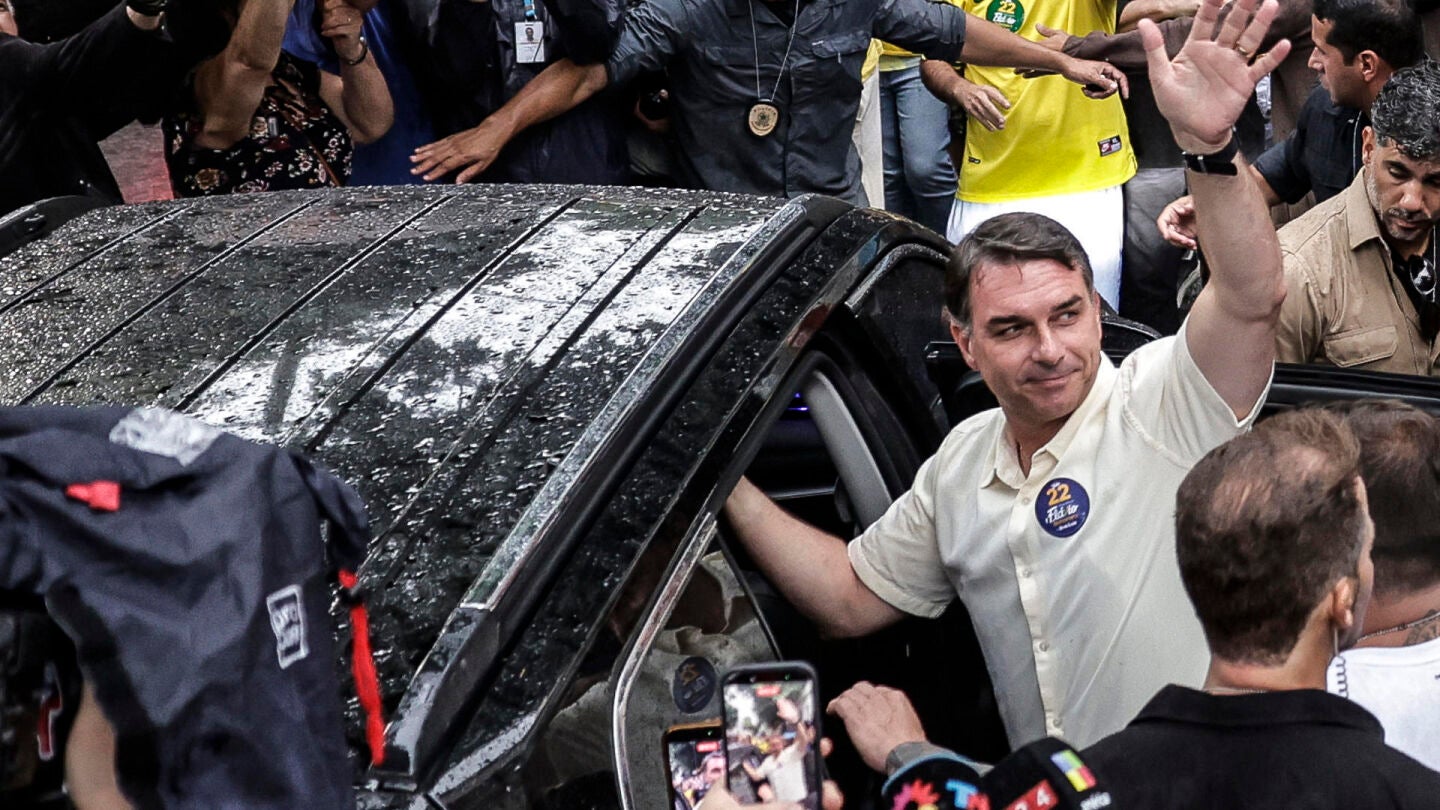 Fl&aacute;vio Bolsonaro en R&iacute;o de Janeiro (Brasil).