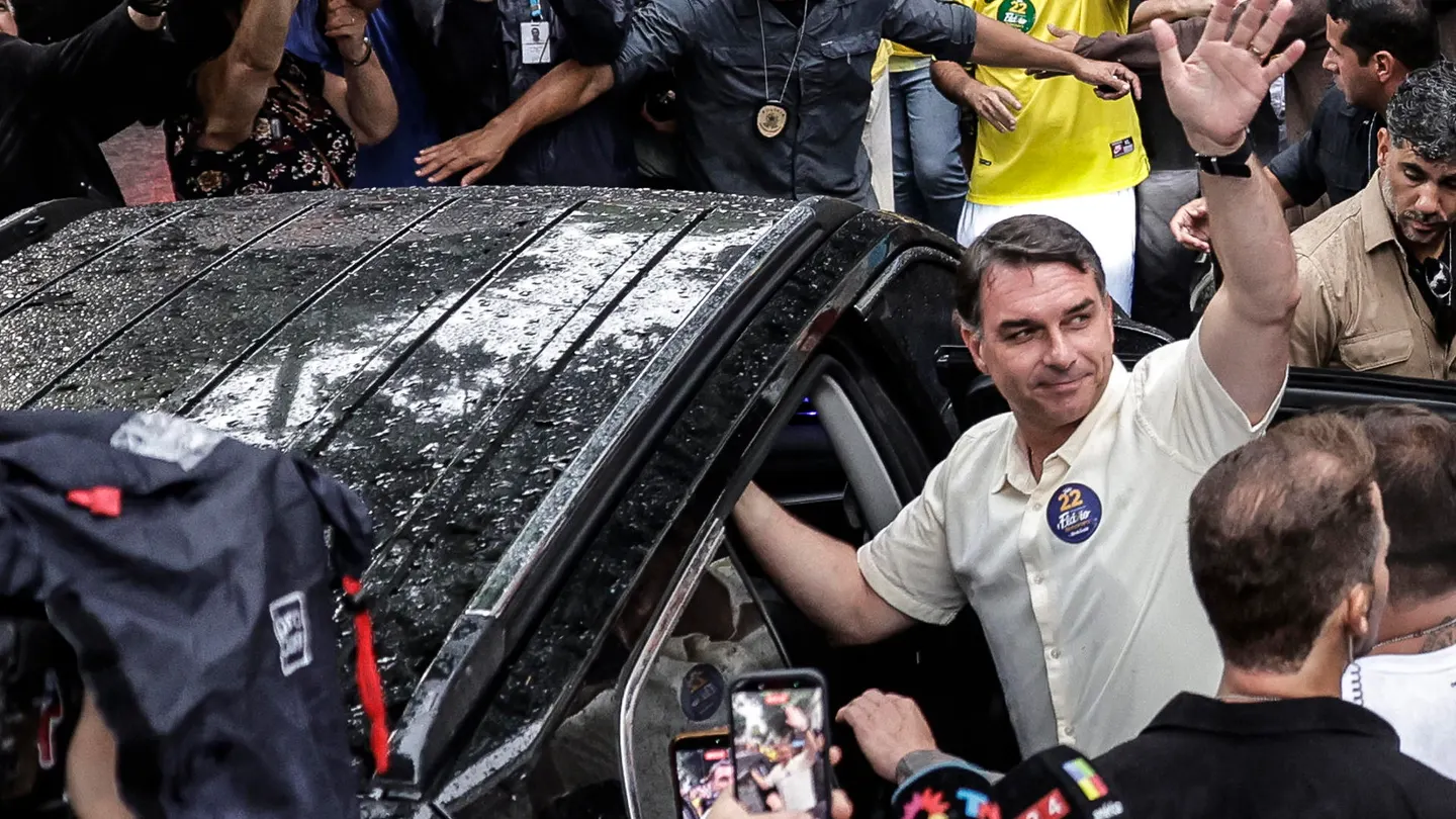 Flávio Bolsonaro en Río de Janeiro (Brasil). Flávio Bolsonaro en Río de Janeiro (Brasil).