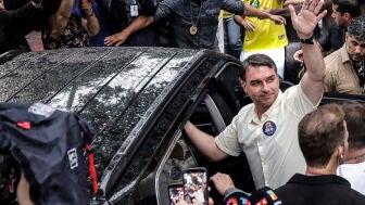 Fl&aacute;vio Bolsonaro en R&iacute;o de Janeiro (Brasil).