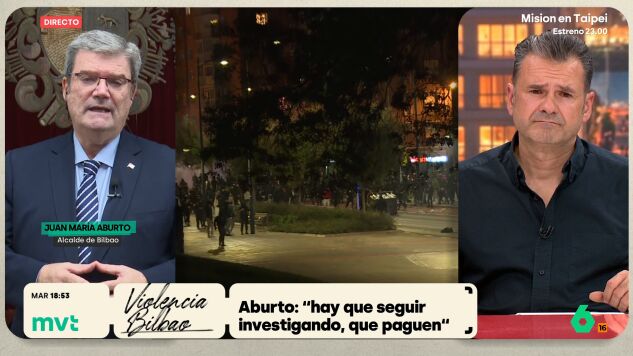 El alcalde de Bilbao condena los disturbios "con rotundidad": "No son antifascistas, son aut&eacute;nticos fascistas"