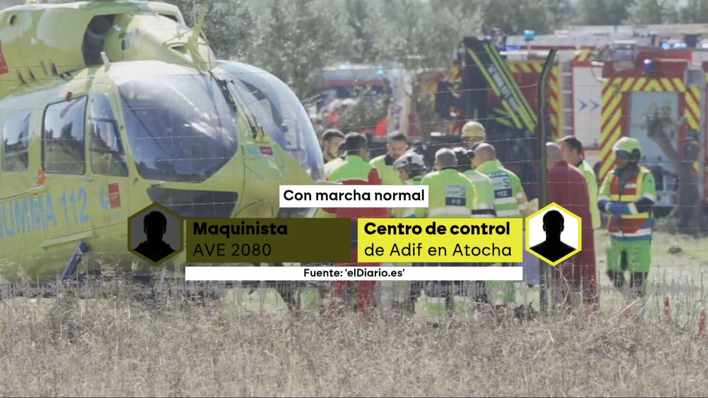 Extracto de una conversación entre el operario de Adif y el maquinista de Renfe.