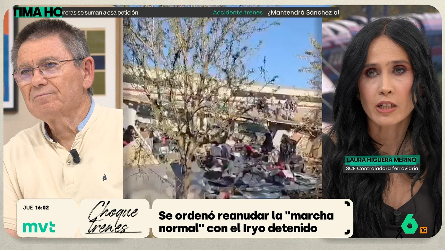 Una controladora ferroviaria habla de la pérdida de perfiles experimentados en los centros de mando Laura Higuera Merino, controladora ferroviaria, explica que para acceder a los puestos de mando se requería muchos años de experiencia. Ahora, "dada la ausencia tan drástica de personal", los que acceden desde la oferta de empleo público y tras su formación de seis meses, "les meten a los puestos de mando".
