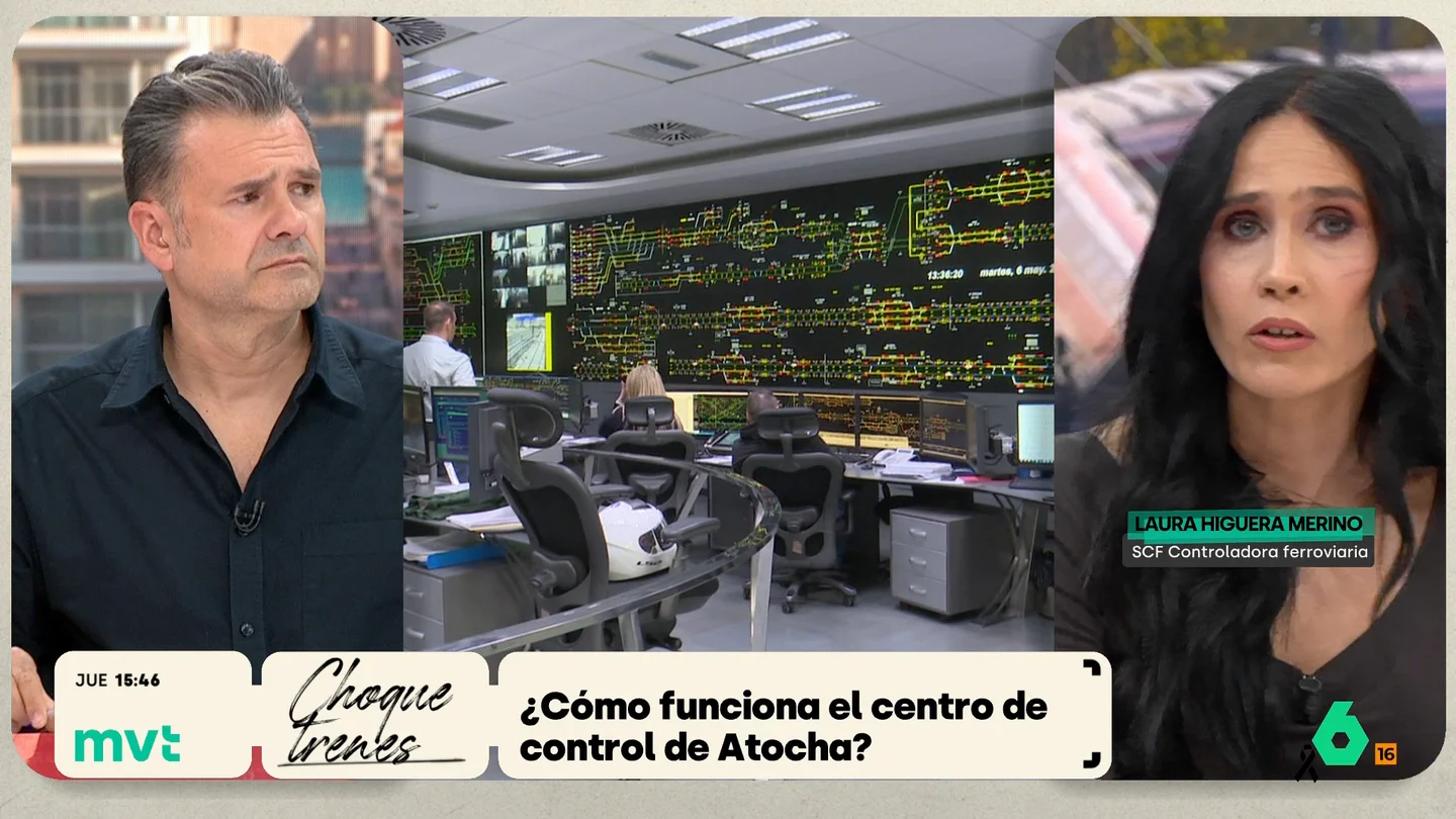 Laura Higuera, controladora ferroviaria, carga contra Óscar Puente por "desviar la atención del problema": "Señala directamente con el dedo y se regodea hablando de un fallo humano" Laura Higuera, controladora ferroviaria, carga contra Óscar Puente por "desviar la atención del problema": "Señala directamente con el dedo y se regodea hablando de un fallo humano"