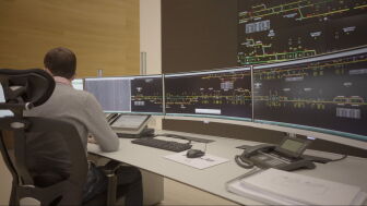 Centro de control de Adif.