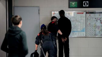 Dispositivo de los Mossos en Barcelona