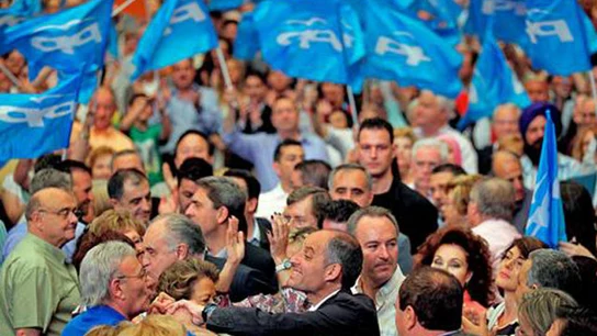El presidente del PP valenciano, Francisco Camps, durante un acto El presidente del PP valenciano, Francisco Camps, durante un acto